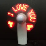 Handheld Flashing Fan Stay cool with this LED light up fan. Great for concerts, festivals, and outdoor events. Portable — photo 1