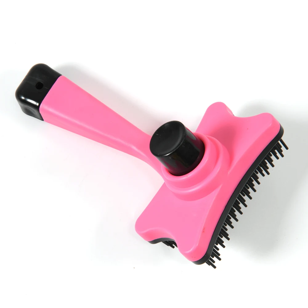 Title 16, 4 Colors Puppy Cat Faded Comb Hair Brush Plasti...