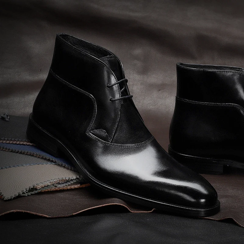 Heren Martin Boots Trend Schoenen Heren Schoenen Herenlaarzen Heren Schoenen Trendy Schoenen voor Mannen Comfortabele Schoenen voor Dagelijks Gebruik — foto 4