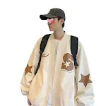 Retro Embroidered Baseball Uniform High Street Coat, stylish streetwear outerwear for men, comfortable and perfect for a — photo 4