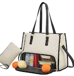 Borsa termica da donna, a prova di perdite, grande come borsa, con scomparto diagonale e porta computer. Ideale per il pendolarismo e il lavoro. — foto 1