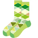 Tender Green Yellow Squares