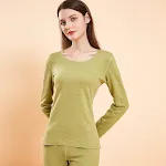 Roupa térmica masculina Conjunto de outono e calças Conforto e calor para o frio Roupa íntima para o outono e inverno — foto 13