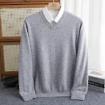 Suéter de lã com meio colarinho masculino Conforto e elegância para o homem moderno. Perfeito para o inverno, aquece sem perder o estilo. — foto 29