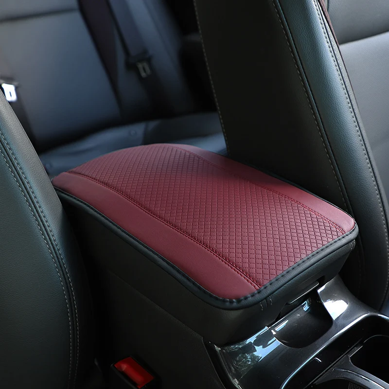 Title 8, Automotive Fiber Leather Embossed Armrest Box M...