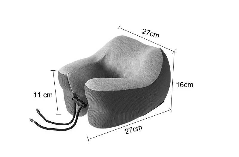 Title 1, Travel Slow Rebound Memory Foam U-shaped Lunch ...