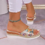 Women's Fashion Platform Floral Sandals, offering style and comfort. Perfect for summer days and adding a floral touch t — photo 13