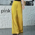 Calças femininas de cintura alta pernas largas Roupas femininas folgadas. Conforto e elegância para diversas ocasiões. Look casual e moderno. — foto 5