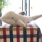 Boneca de Pelúcia Travesseiro Fofo Presente Dia das Crianças Almofada para Dormir Confortável e Macia Pelúcia Ideal para Crianças e Bebês — foto 6