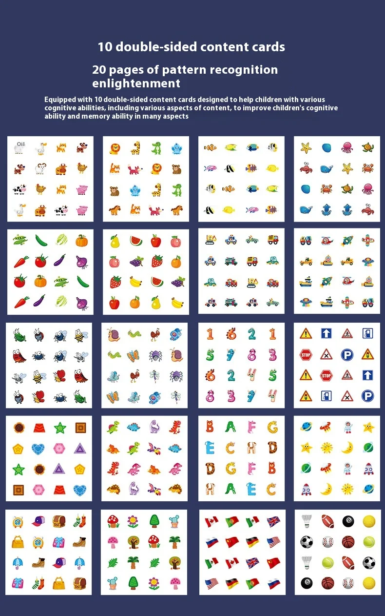 Title 11, Juego de mesa interactivo para niños Memoria y ...