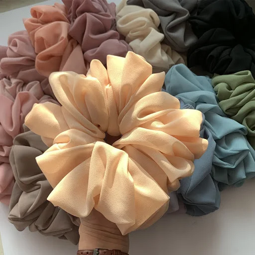 Title 11, Laço de cabelo Big Head Bouquet Chiffon, anel i...