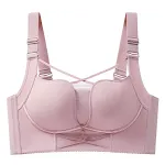 Women's Fashion Simple Cross Strap Wireless Bra. Offers comfortable, wireless support for everyday wear. Stylish and sim — photo 7