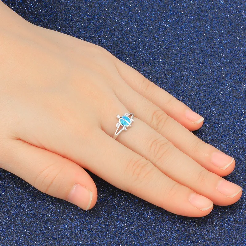 Title 1, Anillo de moda Little Turtle para mujer Eleganc...