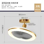 Gray gold chandelier light