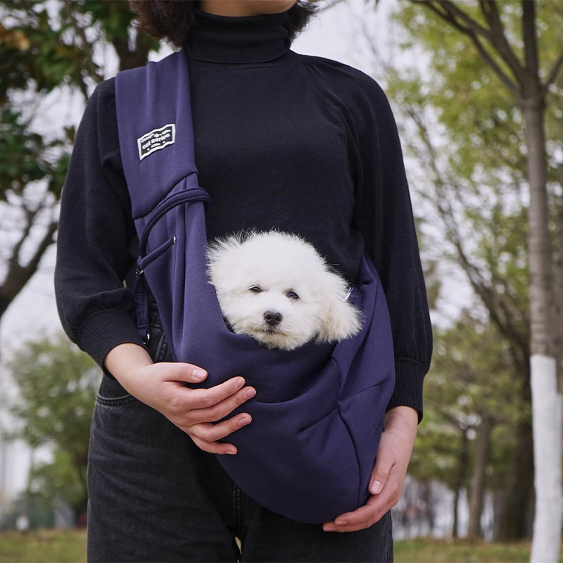 Bolsa Mensageiro de Um Ombro para Cães Fashion Portátil e Respirável Leve seu pet com estilo e conforto. Ideal para passeios e viagens. — foto 6