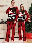 Cute Letters Printed Christmas Parent-child Suit. Celebrate Christmas with these matching outfits for parents and kids. — photo 7