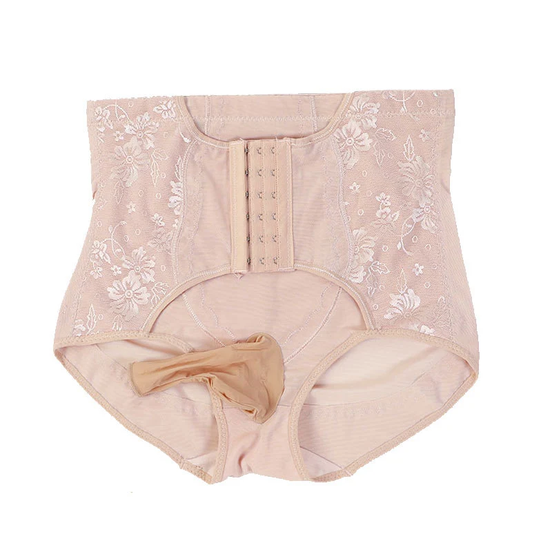Title 16, High-waist mesh kanten triangle slip voor body ...