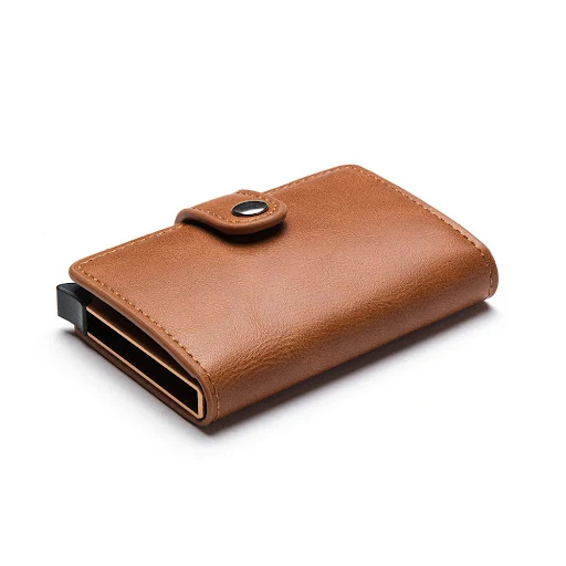 Title 4, Multifunctional Anti-theft Metal Card Holder Pr...