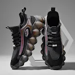Ademende heren sportschoenen voor de zomer. Ideaal voor sporten en vrijetijdsbesteding. Zorgen voor comfort en verkoeling bij warm weer. — foto 3