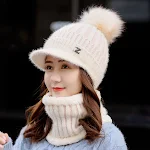 Gorro de lã tricotado à prova de vento e quente com pelúcia, perfeito para manter você aquecido e confortável durante o inverno rigoroso. — foto 2