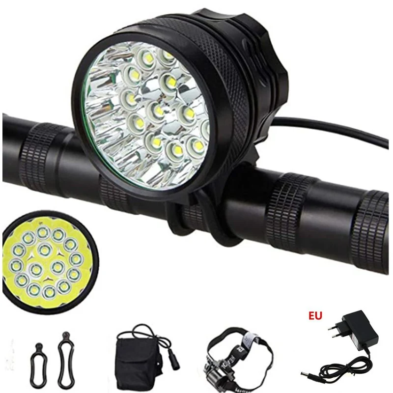 Farol Dianteiro e Traseiro Impermeável para Mountain Bike Noturno Iluminação Potente e Segura para suas Aventuras. — foto 4