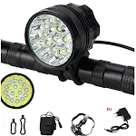 Farol Dianteiro e Traseiro Impermeável para Mountain Bike Noturno Iluminação Potente e Segura para suas Aventuras. — foto 4