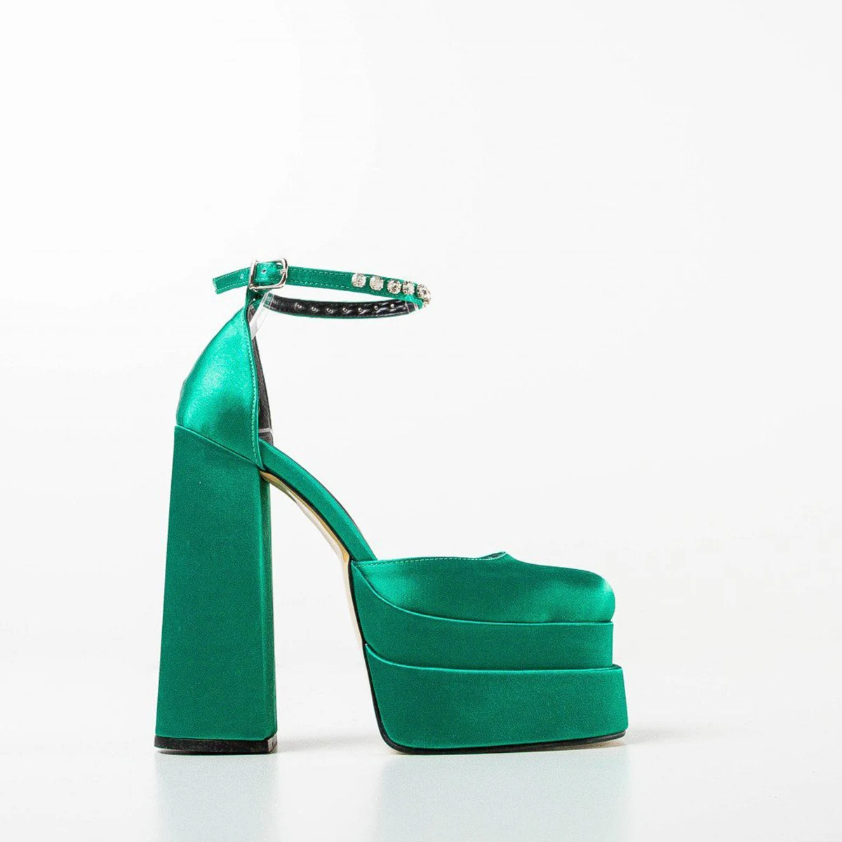 New Fashion 14cm Rhinestone Platform High Heels for a glamorous look, offering style, height and comfort for special eve — photo 12