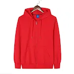 Casaco de moletom com capuz e zíper, gola redonda, perfeito para aquecer com estilo e conforto. Ideal para uso diário. — foto 13