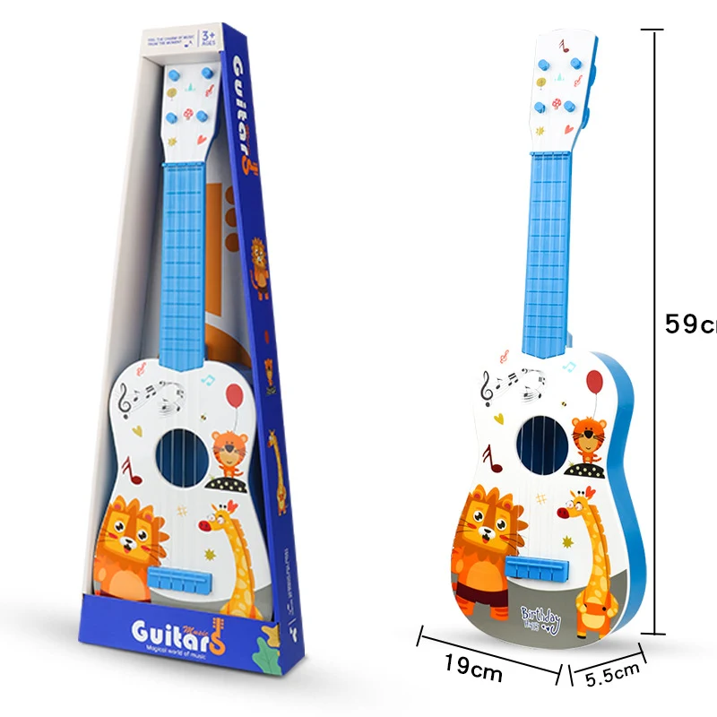 Children's Small Guitar Toy Plays Like Ukulele Easy to Use Musical Instrument for Kids Develops Musical Skills and Fun — photo 9