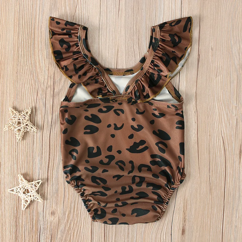 Title 7, Maillot de bain léopard pour enfants filles. Id...