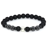 Pulseira Magnética de Hematita Artesanal com Contas. Alivia dores, promove energia e bem-estar natural. Desfrute dos benefícios. — foto 5