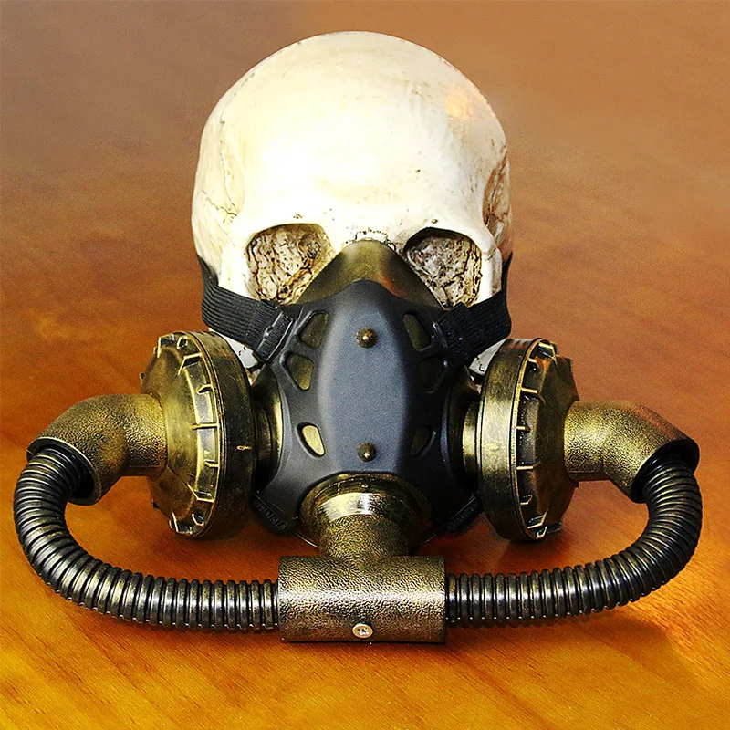 Title 1, Máscara Steampunk Halloween para festas de másc...