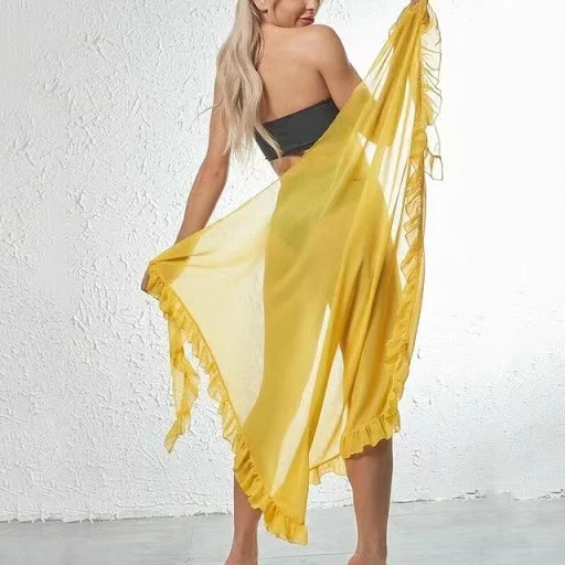 Title 6, Womens Outdoor Sun-proof Beach Skirt, Chiffon ...