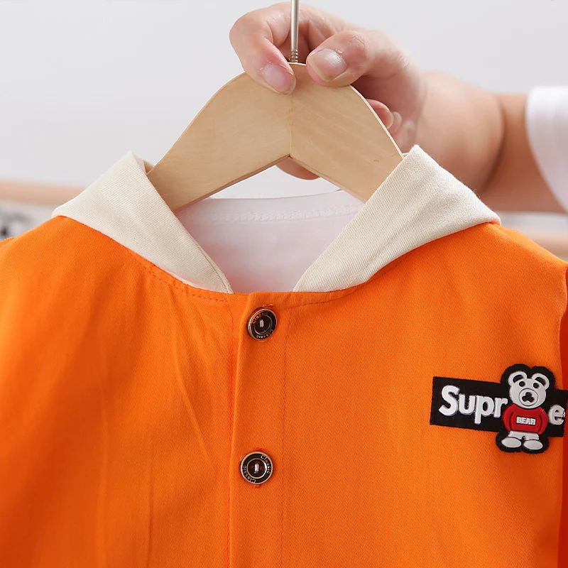 Driedelige jongensjas met cartoonprint, perfect om je kleintje warm en modieus te houden tijdens het spelen. Een must-have voor dagelijks gebruik. — foto 8