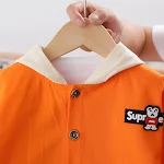 Driedelige jongensjas met cartoonprint, perfect om je kleintje warm en modieus te houden tijdens het spelen. Een must-have voor dagelijks gebruik. — foto 8