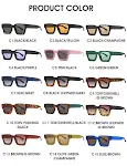 Classic Retro New Square Sunglasses. Get UV protection, timeless style and a bold look for any occasion with these must- — photo 15