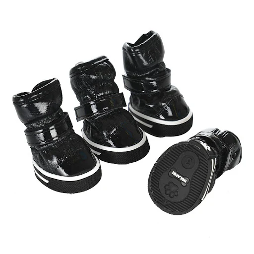 Winter Pet Dog Shoes For Small Dogs Warm Fleece Puppy Pet Shoes Waterproof Dog Snow Boots Chihuahua Yorkie Shoes Pet Pro — photo 2