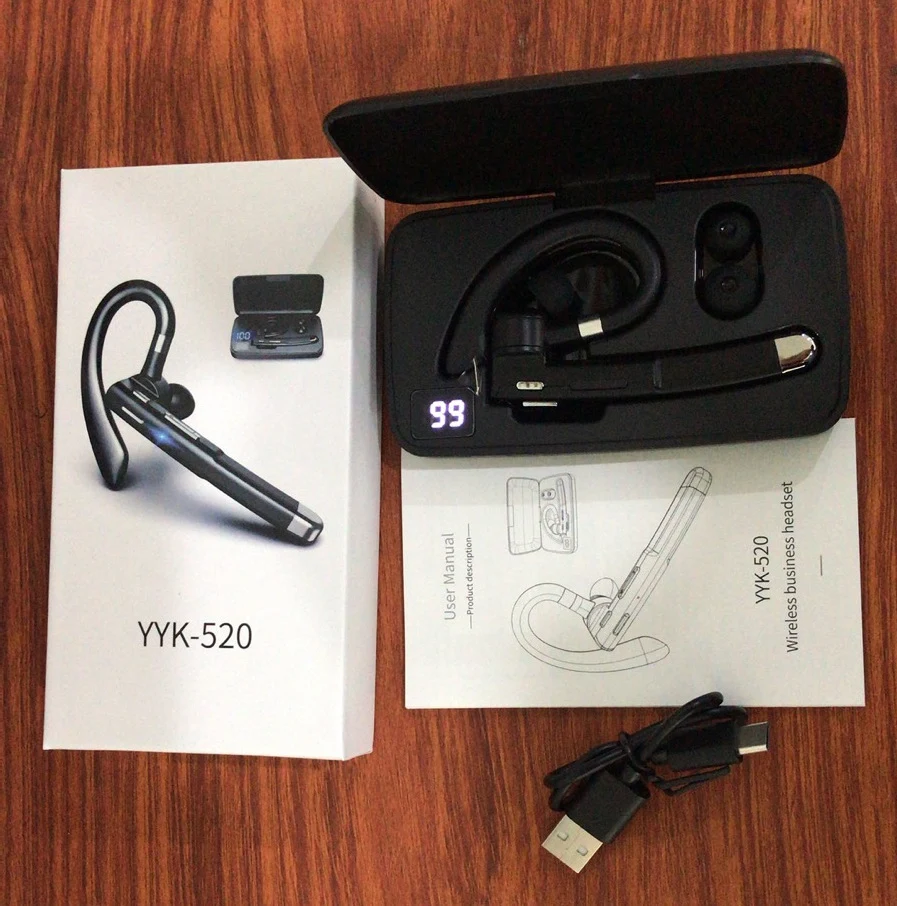 Title 6, Auricolari wireless Bluetooth YYK520 5.1 con ri...