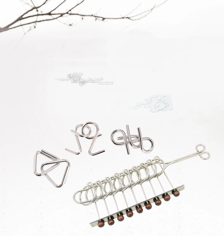 Title 6, Classic Childrens Educational Toy Nine Linked ...