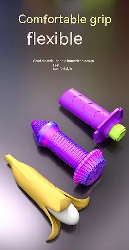Title 8, Mini Spada a banana retrattile, gioco antistres...