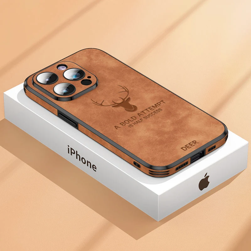 Title 1, Luxury high-end drop-resistant leather case for...