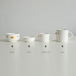 Chicken Ceramic Mug Coffee Mug Pet Bowl Food Saucer. Enjoy your coffee and feed your pet with this stylish, safe and ver — photo 6