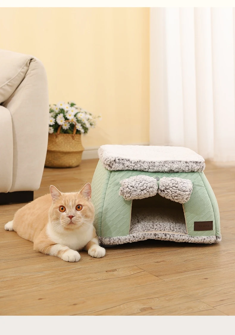 Self-Heating Thermal Pet Bed Closed provides cozy warmth and comfort for your pet. Ideal for small dogs and cats, keepin — photo 24