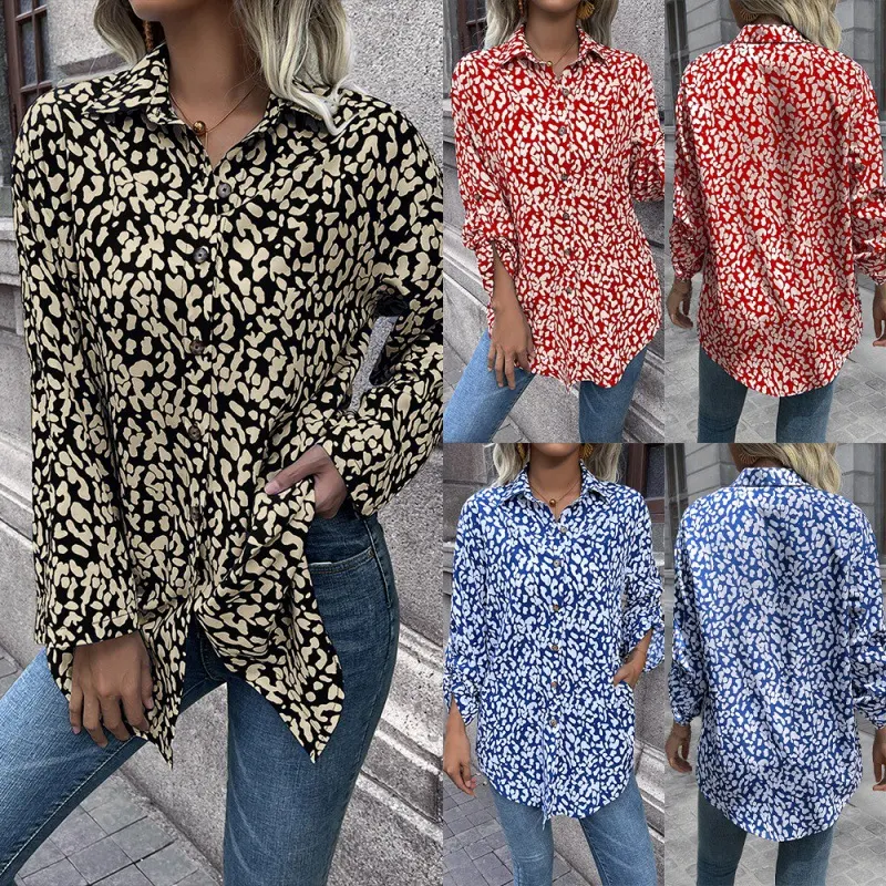 Title 3, Womens Leopard Print Single Breasted Cardigan ...