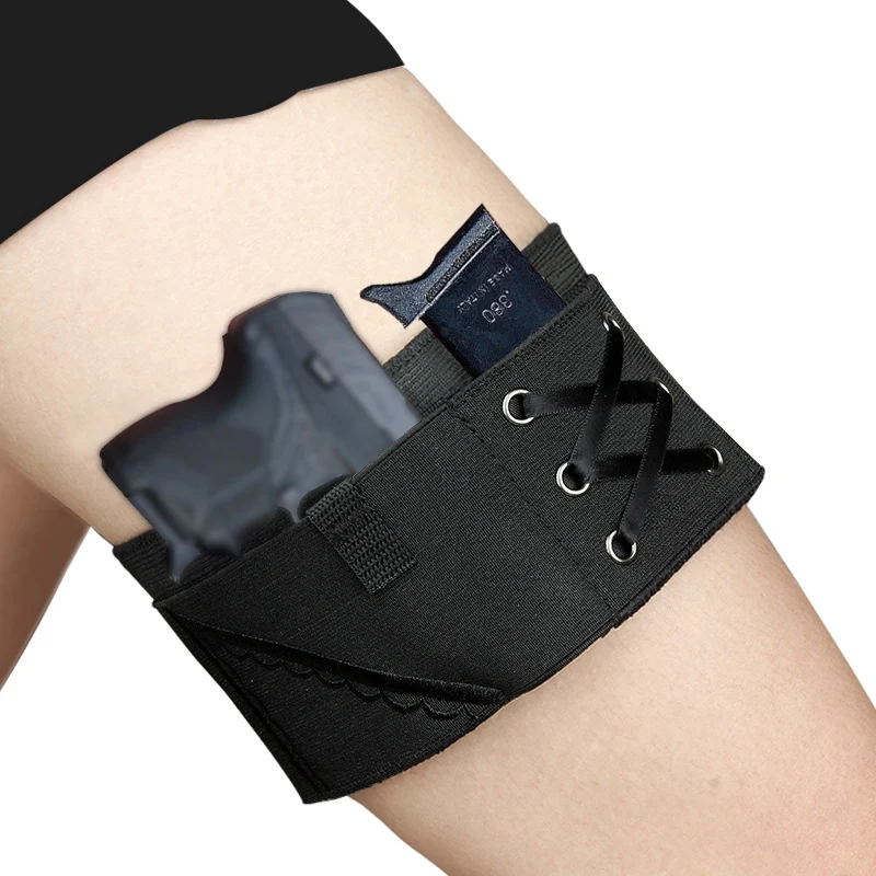 Damen Beinholster Klein Versteckt Anti-Rutsch für verdecktes Tragen, sichere und komfortable Pistolenaufbewahrung. — foto 2