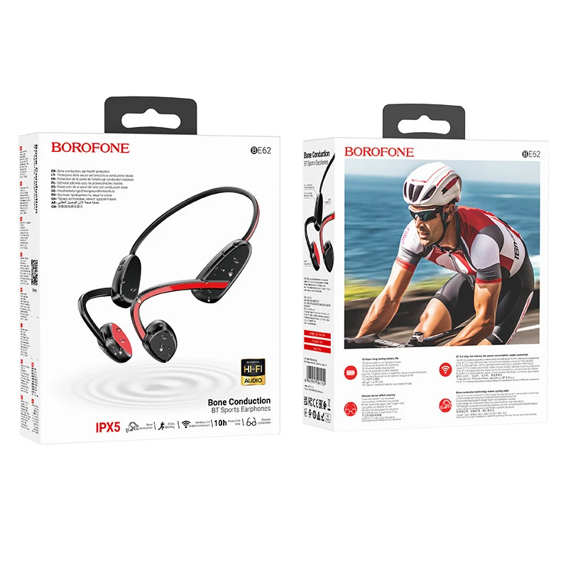 Sports Running Bone Conduction Wireless Bluetooth Headset, enjoy music safely while running, open-ear design for situati — photo 15