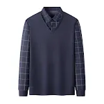 Men's Fake Two-piece Loose Casual Polo Shirt, offering comfort and style. Perfect for everyday wear and a relaxed, moder — photo 1