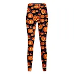 Pantalones de Yoga de Halloween para Mujer, Estampado de Calabaza, Cintura Alta, Ajuste Delgado, Fitness, Comodidad y Estilo Casual — foto 6