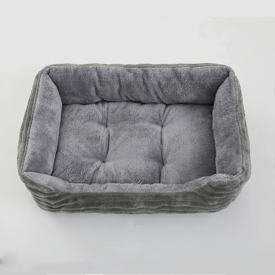 Title 11, Square Dog Beds Puppy Soft Plush Sofa Bed Pet A...