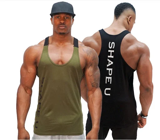 Title 11, U-neck contrast sports vest for active women. B...